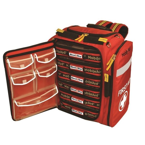 Mobileaid BleedStop XL 200 Bleeding Wound Trauma First Aid Backpack Kit 32452